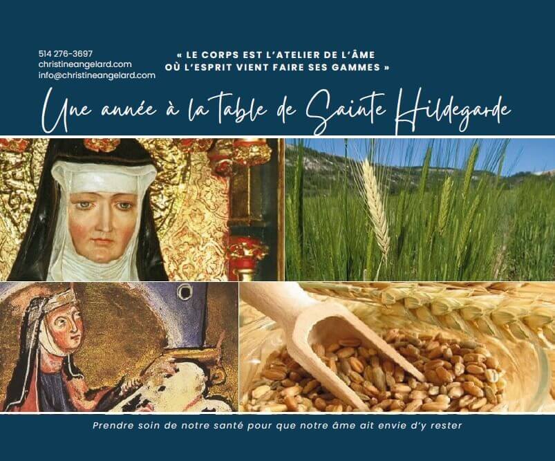 Images de Ste- Hildegarde-Calendrier sur table.